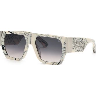 Philipp Plein SPP094M5409YL Sunglasses in White