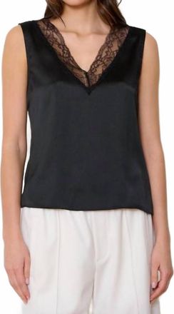 WE-AR4 Cabaret Camisole Top In Black