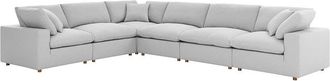 ModWay Commix Down Filled Overstuffed 6Pc Sectional Sofa Set