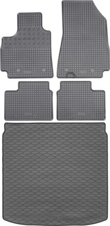 OEM Juego De Alfombrillas De Goma Para El Renault Arkana Suv A Partir De Marzo De 2021 + Alfombrilla Para El Maletero