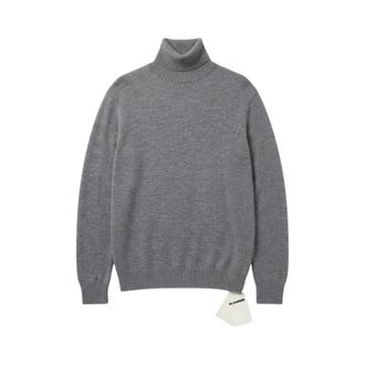 Jil Sander Jersey de cuello alto Dolcevita - Knitwear - Hombre - Gris - XL