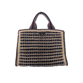Prada Prada Leather Handbag Madras