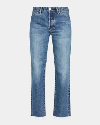 Moussy Vintage Prescott Western Straight-Leg Jeans