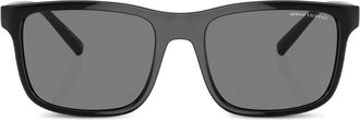 A|X Armani Exchange Occhiali da sole rettangolari - Nero