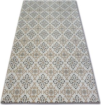 RugsX Alfombra Argent - W4949 Flores Crema Beige 160x220 Cm
