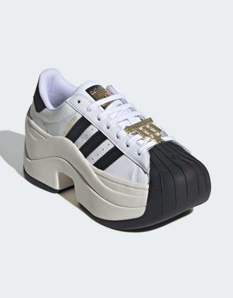 adidas Originals Superstar bold - Scarpe bianco nuvola / bianco sporco