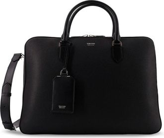 Tom Ford Handbags, male, Black, ONE SIZE, Elliot Briefcase