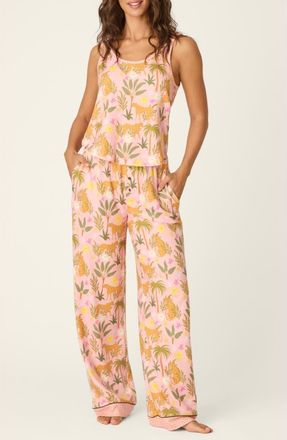 PJ Salvage In the Jungle Pajamas in Blossom at Nordstrom, Size X-Small