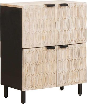 vidaXL Aparador Con Almacenamiento Acabado De Lavado 60 X 33 X 75 Cm Vidaxl