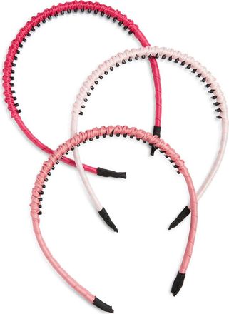 Chelsea28 Assorted 3-Pack Comb Headbands in Red Multi at Nordstrom