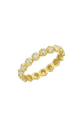 Bony Levy Monaco Diamond Stackable Ring in 18K Yellow Gold at Nordstrom Rack, Size 7.5