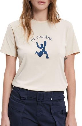 ottod'Ame Cotton T-Shirt in Ecru at Nordstrom, Size X-Small It