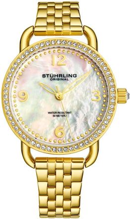 Stührling Symphony Quartz Silver Dial Ladies Watch M16893