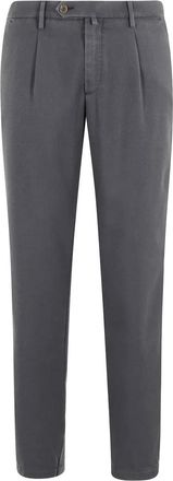 Myths Pantaloni con pieghe frontali - Grigio