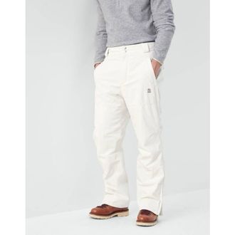 Brunello Cucinelli Off White Relaxed Cotton Trousers, Size Large