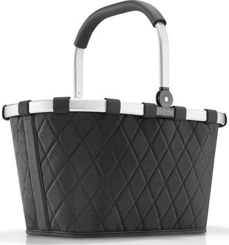 Reisenthel Einkaufskorb REISENTHEL Carrybag, Damen, schwarz (schwarz matt), Polyester, Einkaufsk&ouml;rbe Einkaufskorb, Aus recyceltem Material