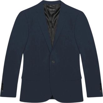 Antony Morato Ink Blue Slim Fit Blazer Jas - Heren - Blazers - Blauw - 3XL - Polyester - Jassen