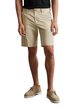 Marc O'Polo Cargoshorts MARC OPOLO Reso, Herren, Gr. 30, N-Gr, beige (pure cashmere), Twill, Obermaterial: 98% Baumwolle, 2% Elasthan, regular fit, Hosen Cargosho