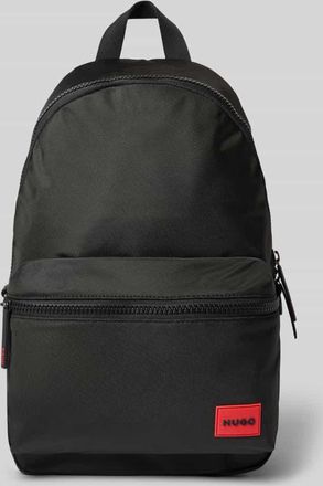 HUGO BOSS Rucksack mit Label Patch Modell ETHON 3,0 in BLACK, Gr&ouml;&szlig;e 1