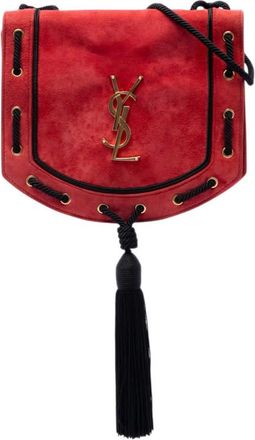 Saint Laurent Pre-owned Saint Laurent Suede Monogram Fetish Tassel Crossbody Ladies 60PJ6RDZFXI5IHXE