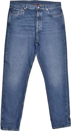 Brunello Cucinelli Medium Blue Denim Jeans, Brand Size 56 (US Size 40)