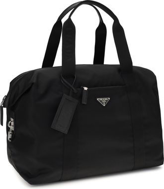 Prada Mens Travel Bag Re-Nylon And Saffiano Nero Suitcases