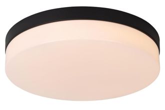 Lucide L&aacute;mpara de techo de acr&iacute;lico con 1 led integrado, negro