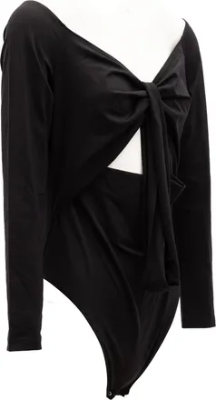 Alexander McQueen Black and White Cotton Womens Top