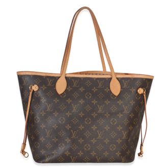 Louis Vuitton Coated Canvas Monogram Neverfull MM