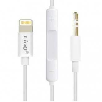 Trade Shop Trade Shop - Cable Adaptador De Audio De Iphone De Lightning A Aux Jack 3.5mm Macho 1mt Ip-7726