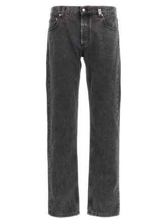 Alexander McQueen Logo Tag Straight-leg Jeans