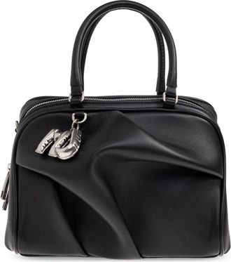 Marc Jacobs The Small Wave - Dames - Handtassen - Zwart - ONE Size - Leer - Tassen