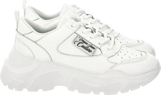 Versace Logo-plaque Chunky Trainers - Dames - Sneakers - Wit - 40 EU - Leer - Schoenen