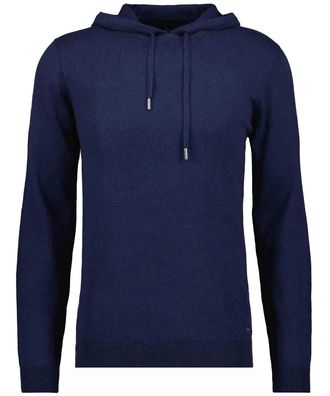 Ragman Rundhalspullover RAGMAN, Herren, Gr. 54, blau (marineblau), 95% Baumwolle 5% Cashmere, ohne Ausschnitt, Pullover Rundhalspullover