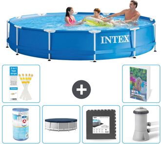 Intex Piscina Con Estructura Redonda - 366x76 Cm - 7-piezas S41