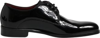 Dolce & Gabbana Mens Leather Oxfords - Black - Size 39.5 EU/IT