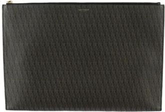Saint Laurent Pre-owned Plastic clutches - unisex - Vintage Clutch - Bruin - ONE Size - Vintage