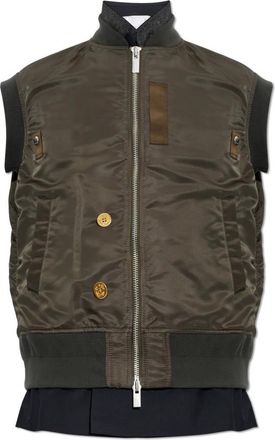 sacai Hombre, Chaquetas, Verde, Talla: S