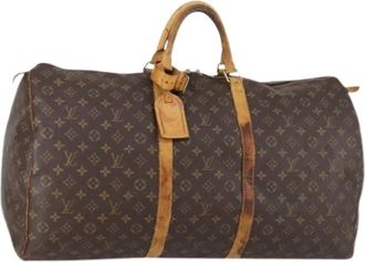 Louis Vuitton Pre-owned Weekend Bags, female, Brown, Size: ONE SIZE Pre-owned Vintage Weekend Bag