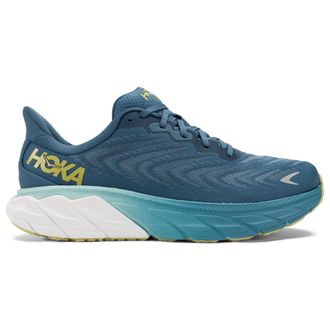 Hoka One One Hoka Arahi 6 Textile Mens Lace Up Trainers - Bluesteel Sunlit Ocean - Size:UK 10.5