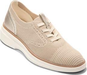 Cole Haan Grand Shadowlite Stitchlite Derby in Sesame Stitchlite /Soft Gold at Nordstrom Rack, Size 5.5