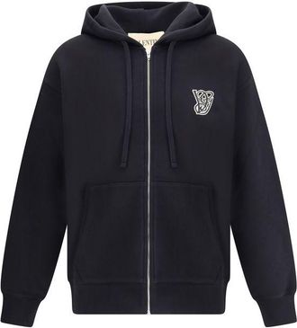 Valentino Zip-up Hoodie met Geborduurd Logo
