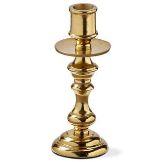 Tag Gold Cast Aluminum Darion Taper Holder Small Candlestick in Yellow at Nordstrom