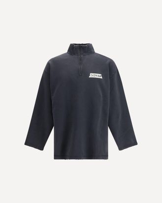 Balenciaga Distressed zipped Sweatshirt Male S