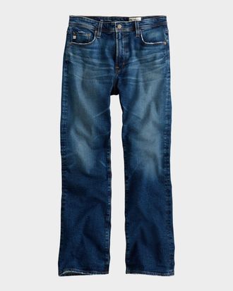 AG - Adriano Goldschmied Mens Clint Stretch Denim Slim Bootcut Jeans