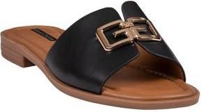 Good Choice Shoes Bergen Hardware Slide Sandal in Black at Nordstrom Rack, Size 7.5