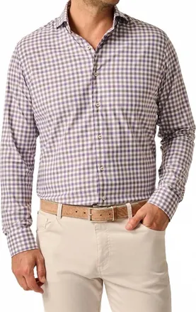 Johnnie-O Mens Top Shelf Button Up Shirt In Beryl