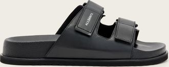 AllSaints Polyurethane Vex Leather Sandals, Size: UK 10/US 11/EU 44