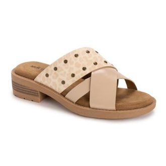 Muk Luks Womens Vittoria Sandal in Cream at Nordstrom, Size 10