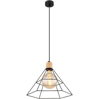 Globo Lighting Lampada a sospensione - Helene - nero - metallo - ø 35cm - Globo